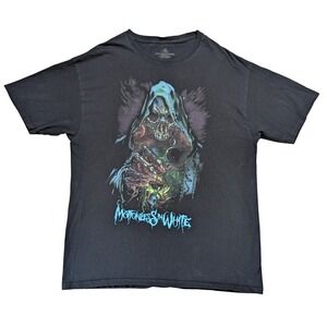 Motionless in White Men's Large Black Graphic‎ Short Sleeve t-shirt Metal Music